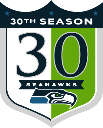 Seattle Seahawks 2005 Anniversary Logo iron on transfers for T-shirts